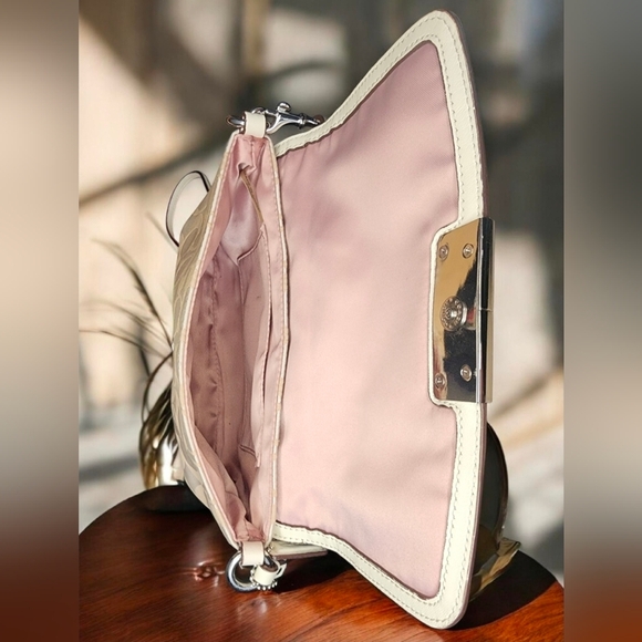 Coach Kristin Signature Sateen Flap Crossbody Style No. F48983 - Picture 5 of 12